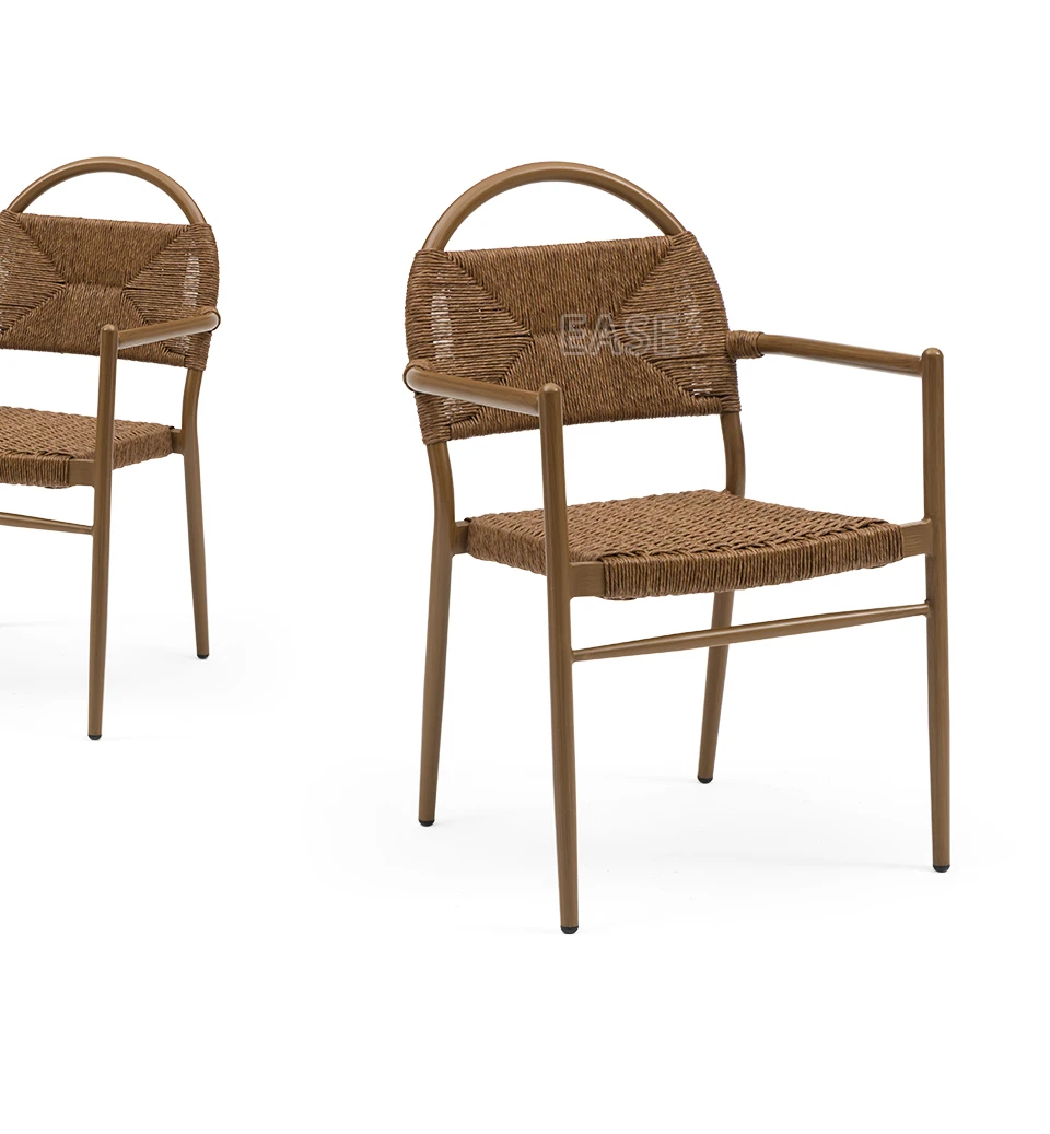 Aluminum Rope Terrace Chairs Outdoor Dining Chairs Manufacturers in China Aluminum Rope Terrace Chairs Outdoor Dining Chairs Manufacturers in China